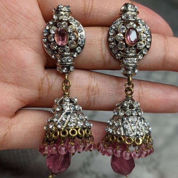 Beautiful stonework earrings   - Picture 1 of 2